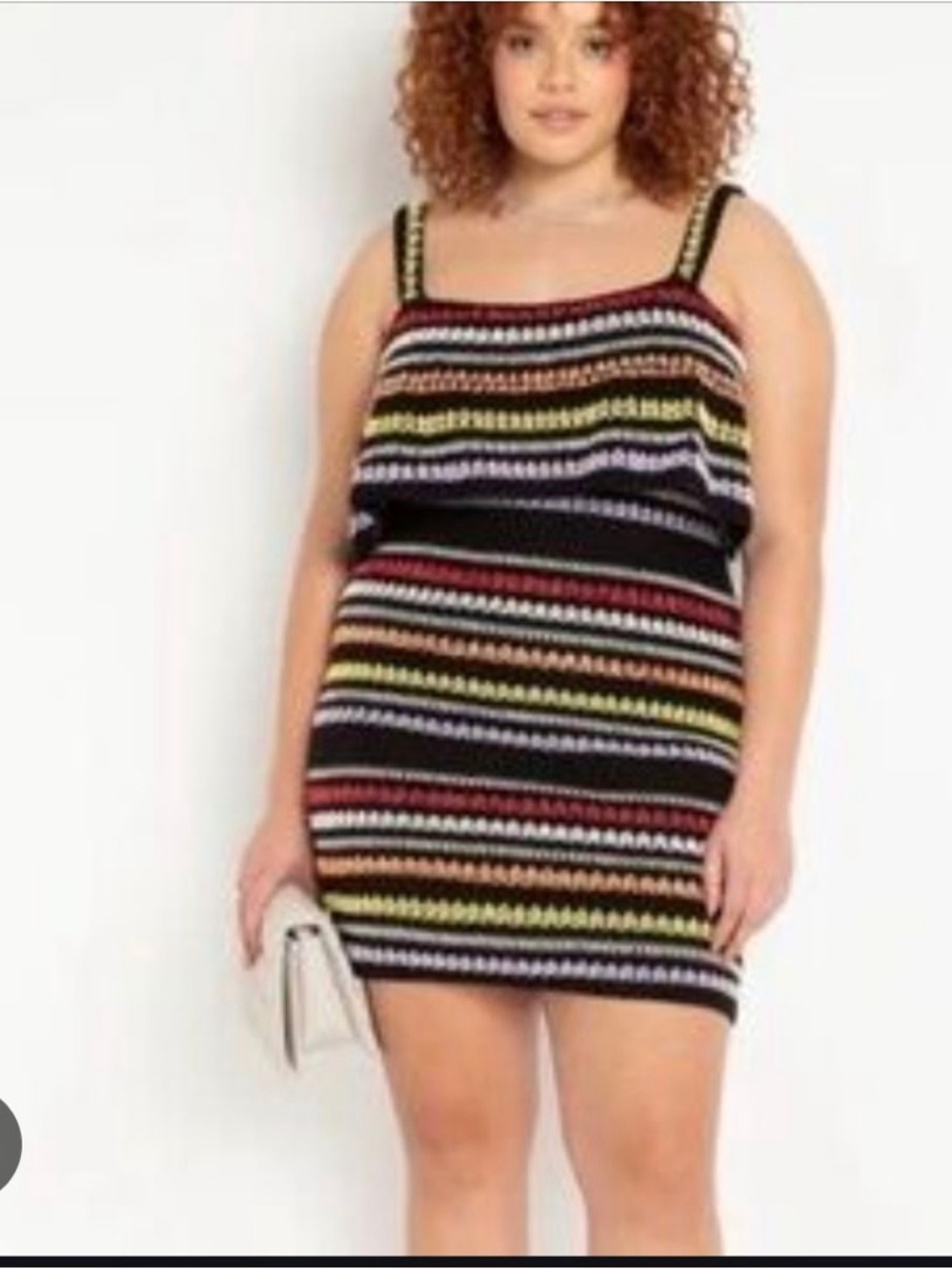 ELOQUII conversational crochet dress